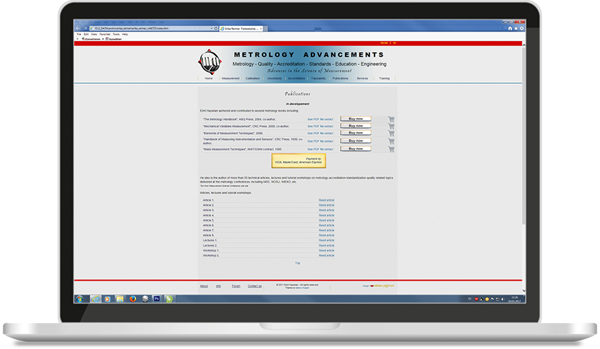 Website Metrology Advancements