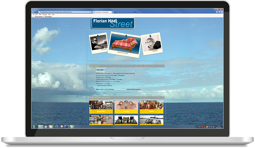 Website for Florian Hoedl