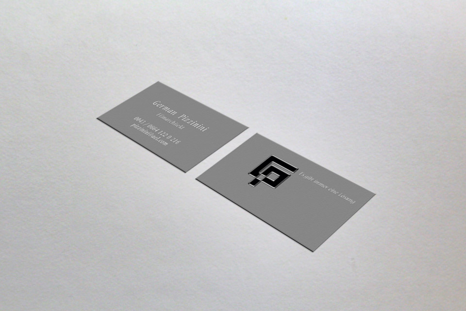 Business Card for German Pizzinini