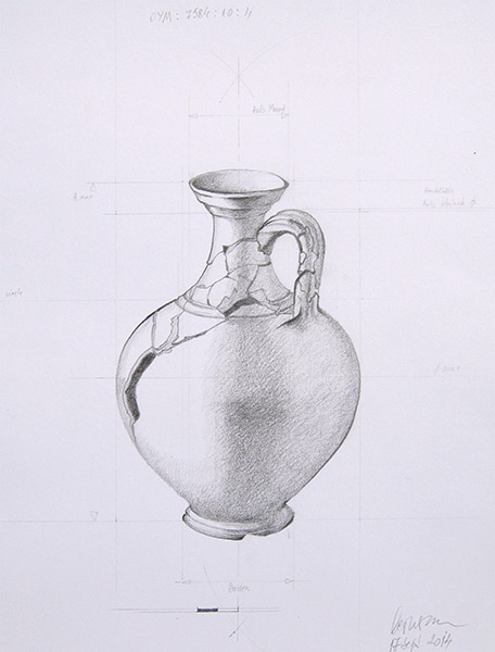 Drawing Ausgrabung Oymaagac-Nerik