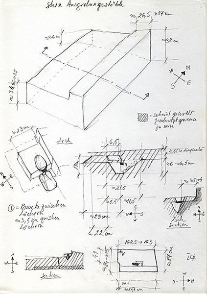 Drawing Ausgrabung Oymaagac-Nerik